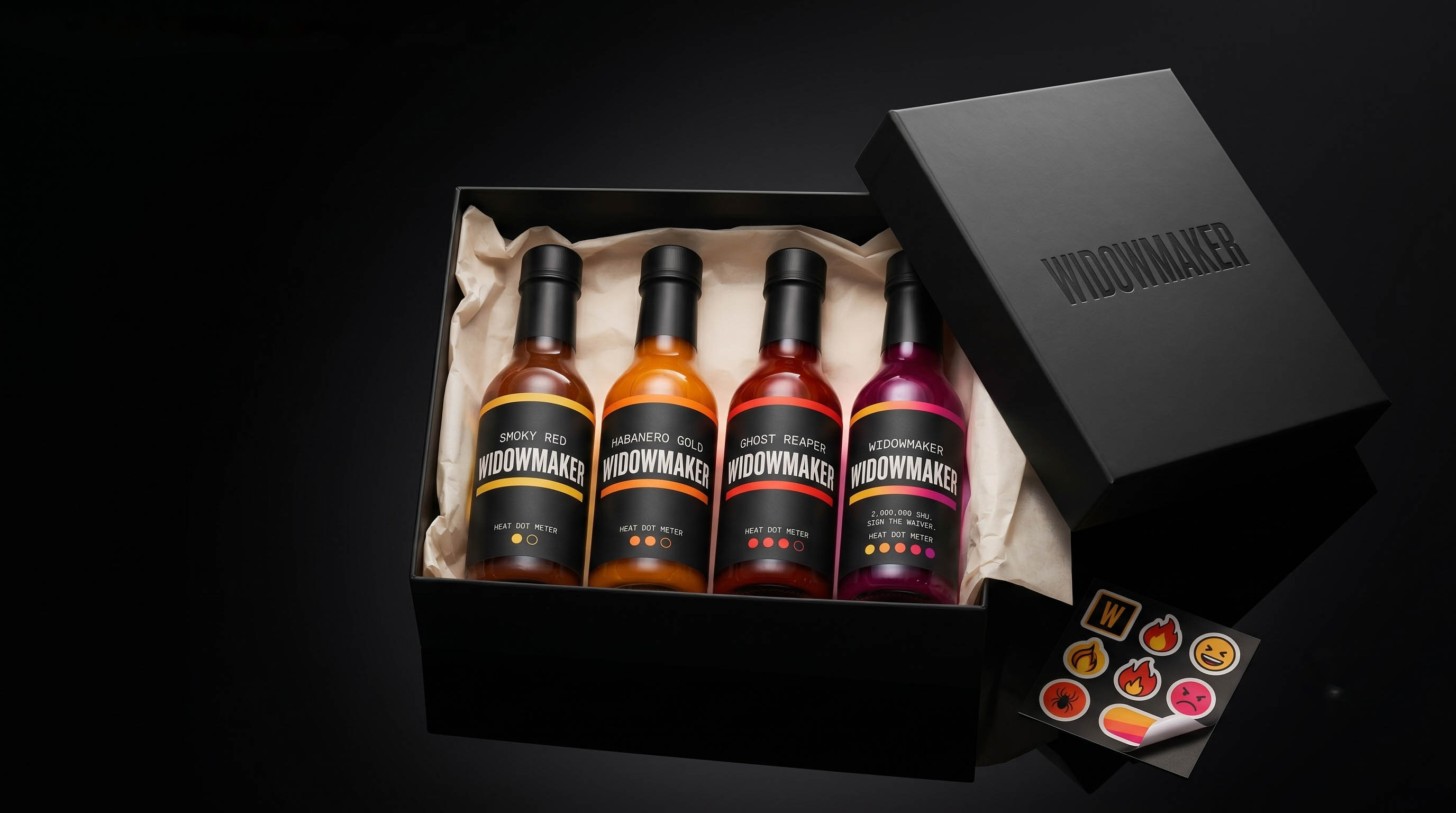 WIDOWMAKER four sauce gift box